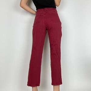 Gloria Vanderbilt Women's Red Trousers